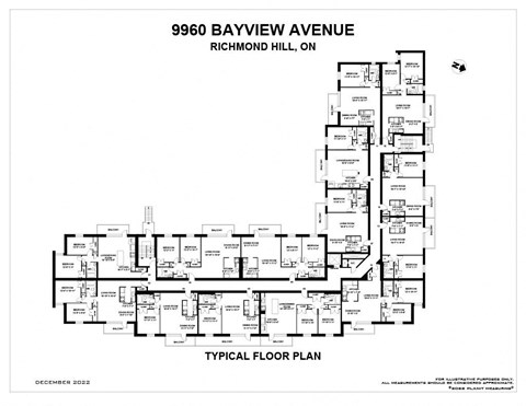 a floor plan of a building with many rooms